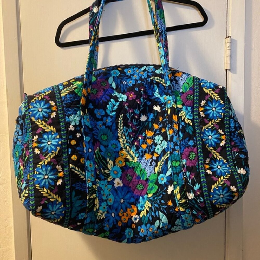 Vera Bradley Large Duffel Bag (Midnight Blues) NWOT